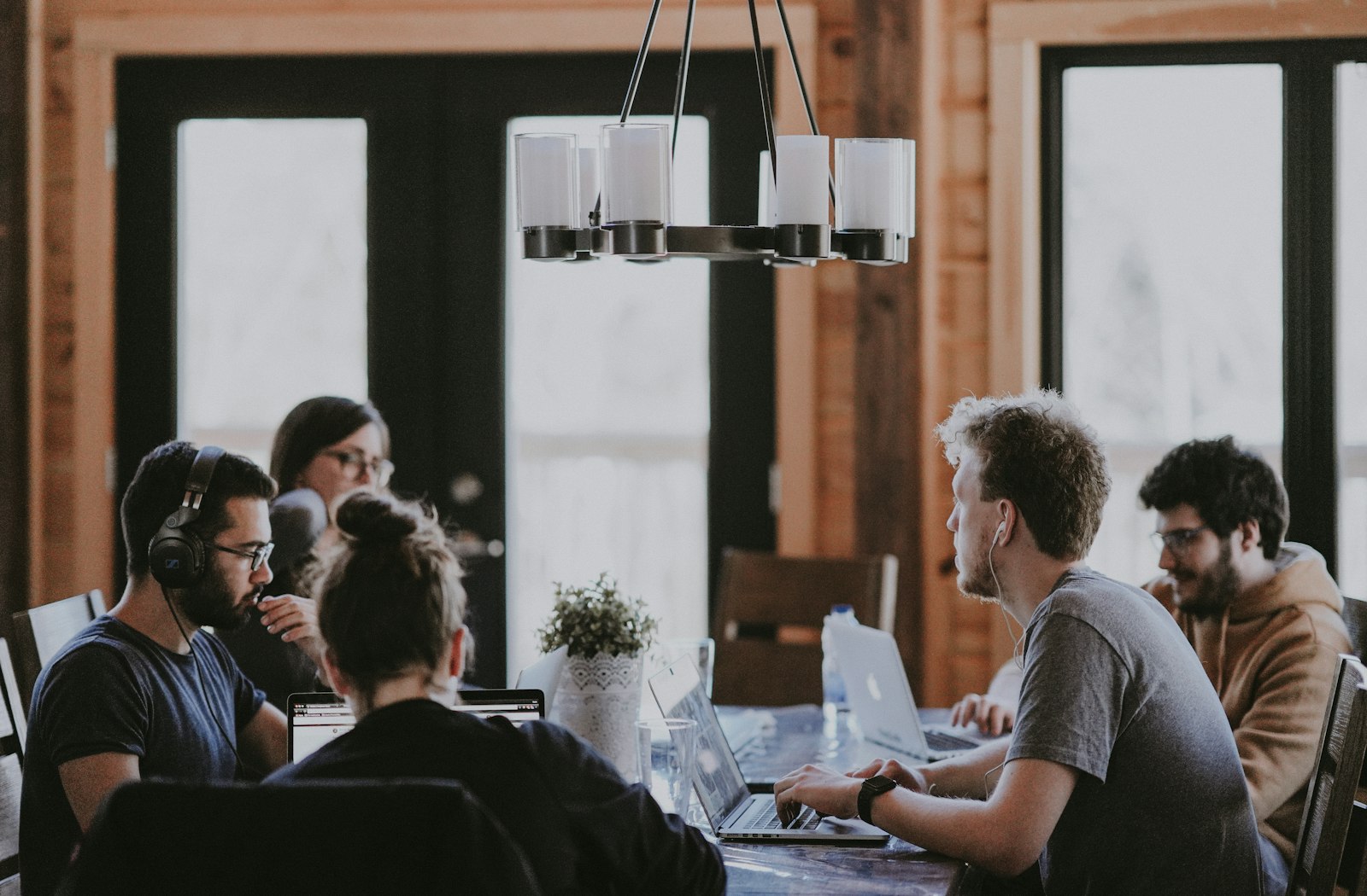 ManySignal team working together in the office